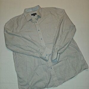 Johnston & Murphy Speckled  Long Sleeve Button-Up~Size L~EUC